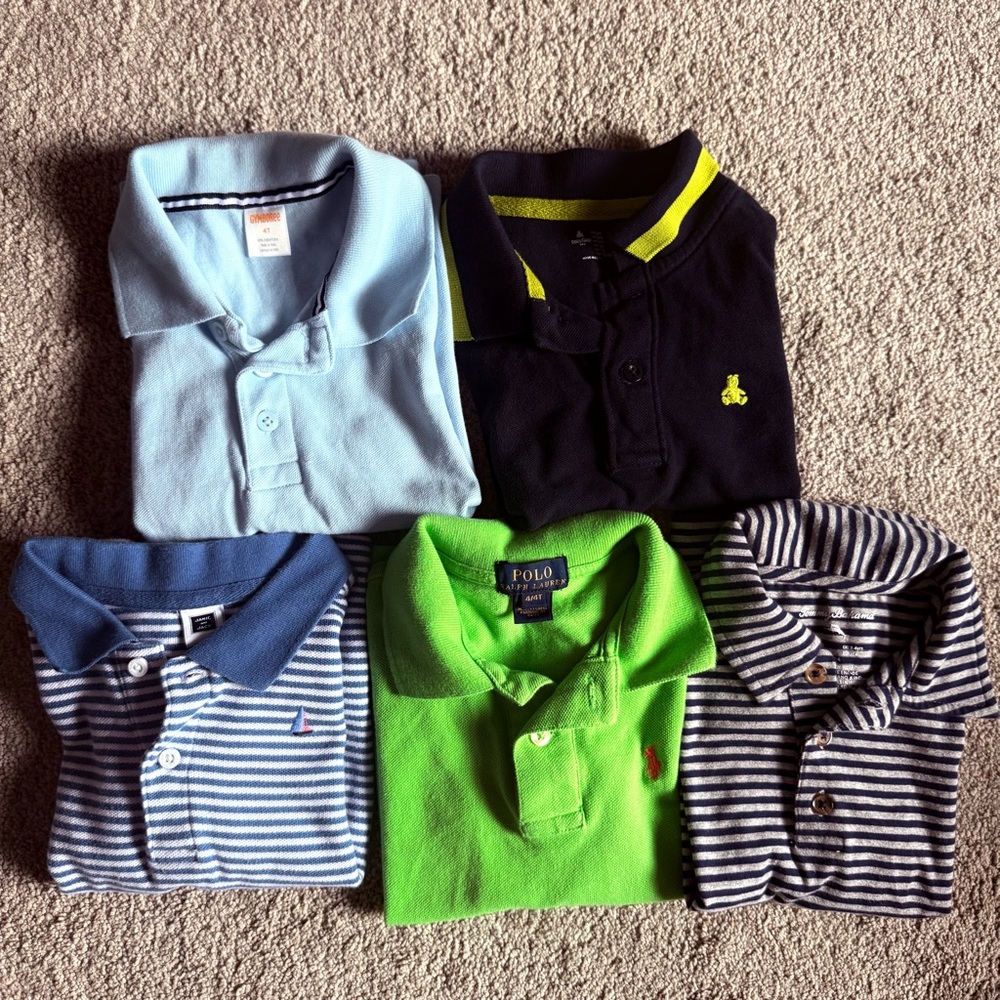 Boys’ “Polo” Shirt Lot (5)
